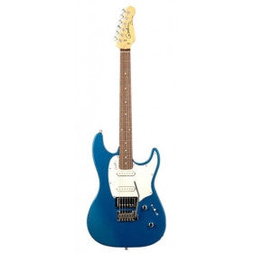 Godin Session Electric Guitar - Electric Blue High Gloss/Rosewood