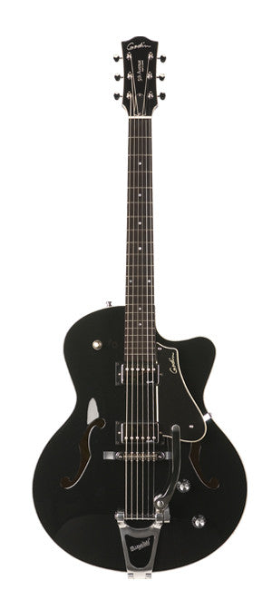 Godin 5th Avenue Uptown Arch Top w/ Tric Case - Black High Gloss