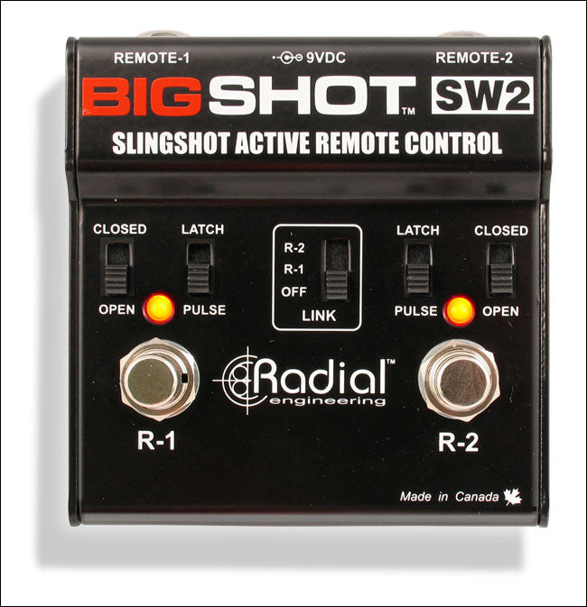 Radial BigShot SW2 Universal Remote Footswitch