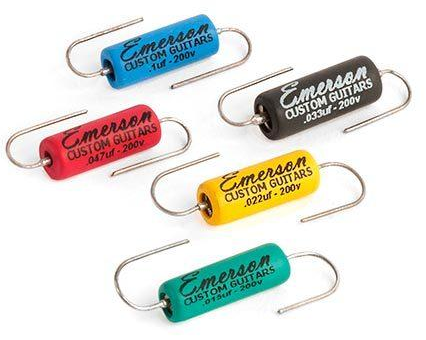 Emerson Paper In Oil Tone Capacitor - 0.1uf 200v (Blue)