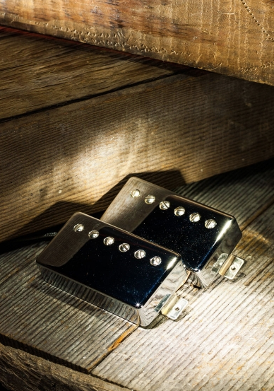 LOLLAR HUMBUCKER STYLE 10-411-123-11 IMPERIAL BRIDGE NICKEL PICKUP - 4 COND. ($190 USD)