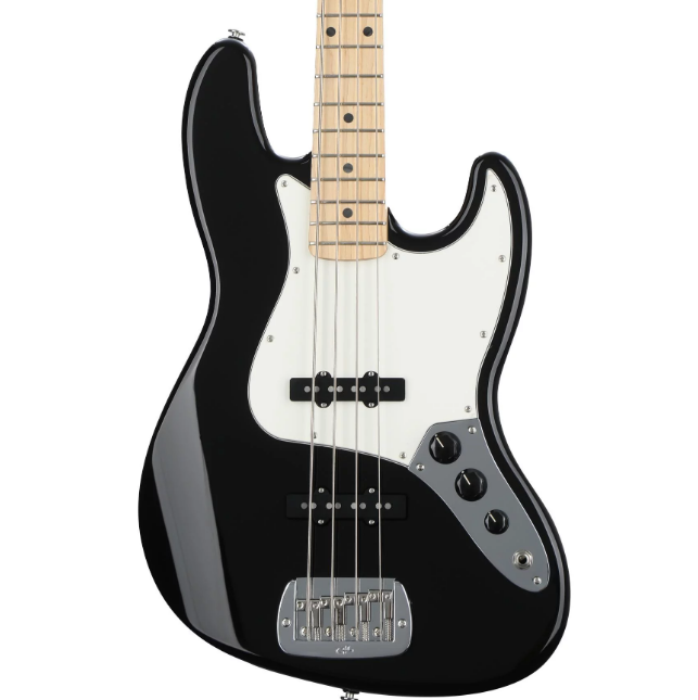 G&L USA FDJB-JTB-MP FULLERTON DELUXE JB BASS - JET BLACK ($1499 USD)