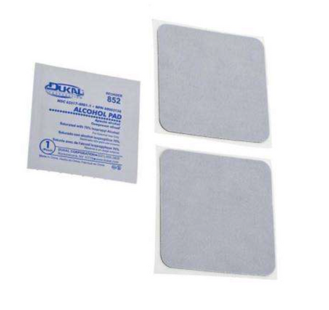 TEMPLE AUDIO REPLACEMENT ADHESIVE FOR QUICK RELEASE PEDAL PLATE (SET OF 2) - MEDIUM ($3.00 USD)