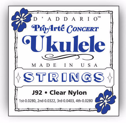D'Addario J92 Concert Ukulele Strings