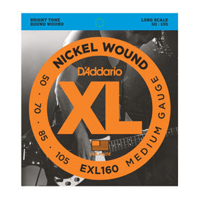 D'ADDARIO EXL160 50-105 LONG SCALE ELECTRIC BASS STRINGS