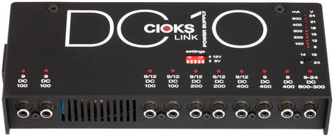 CIOKS DC10 LINK POWER SUPPLY - 10 ISOLATED OUTLETS SECTIONS/9V, 12V AND 9-24V DC ($259 USD)