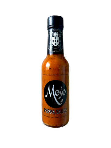 MOJO PEPPA SAUCE 'PIRÉE LITE' NO HEAT NO BURN PIRI PIRI SAUCE 5 OZ. BOTTLE