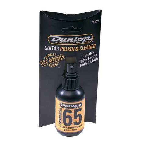 Dunlop JD-654C Guitar Polish & Cleaner w/ Micro-Fibre Cloth
