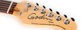 Godin Session Limited Electric Guitar w/Gigbag - Silver Gold RN