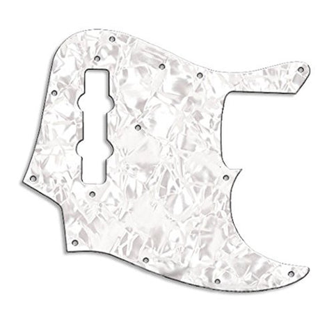 Fender Jazz Bass 3-Ply Pickguard- White Pearl