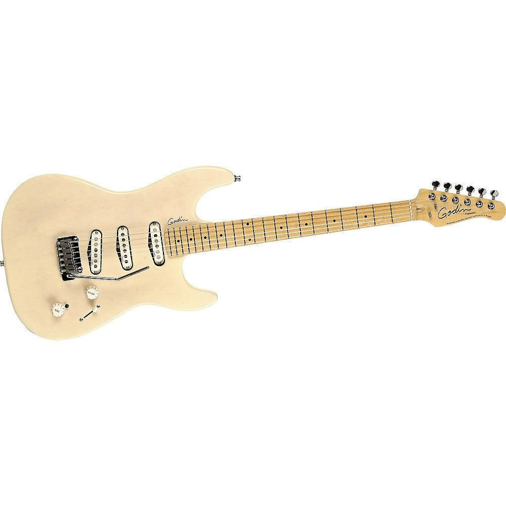 Godin Progression Electric Guitar - Trans Cream/Maple