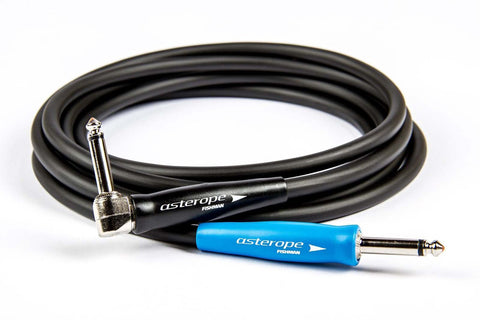 Asterope Pro Stage Series Black 20'' - Right Angle to Straight Nickel