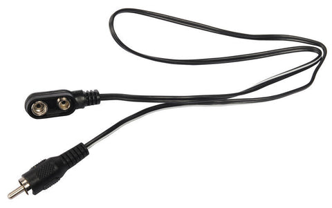 CIOKS 6050 TYPE 6 / 9V BATTERY CLIP / 50CM (BLACK)