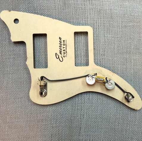 EMERSON CUSTOM STANDARD JAZZMASTER PREWIRED KIT (500K POTS + 0.022UF CAP) ** NO RHYTHM CIRCUIT *** ($119 USD)