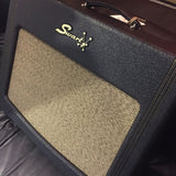SWART AST MASTER 1X12 COMBO (18W/CLASS A/DUAL 6V6 (OPTIONAL 6L6 OR EL34)/CATHODE BIASED/TUBE RECTIFIED/12DW7 SPRING VERB/TREMOLO/ALNICO GOLD/DARK TWEED/LARGER CABINET/SELECTABLE OUTPUTS/MASTER W/BYPASS) ($2448 USD)
