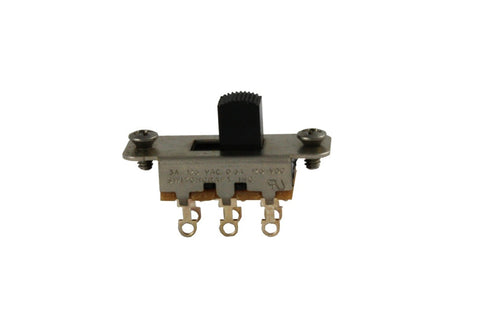 Allparts On-On Slide Switch With Black Knob And Screws For Jazzmaster & Jaguar