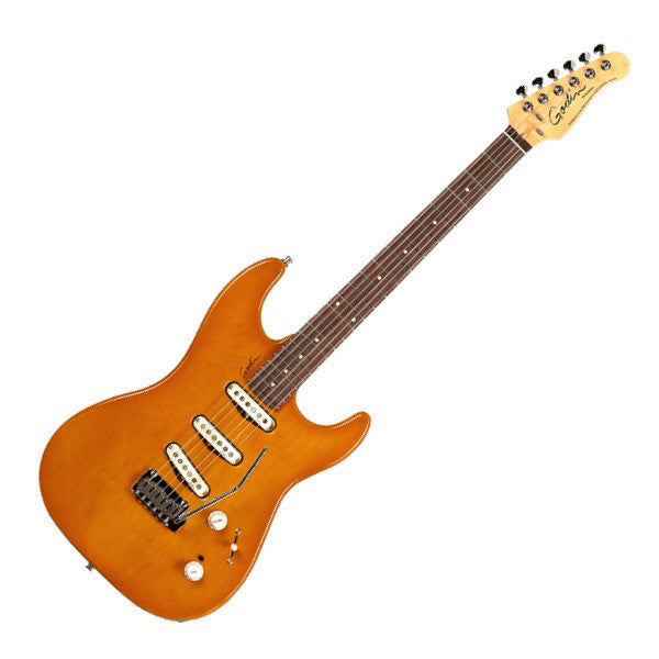 Godin Progression Electric Guitar - Trans Caramel/Maple