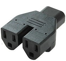 Temple Audio IEC To NEMA5-15 Splitter