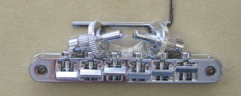 TonePros Replacement Nashville Post Tune-O-Matic Bridge - Chrome