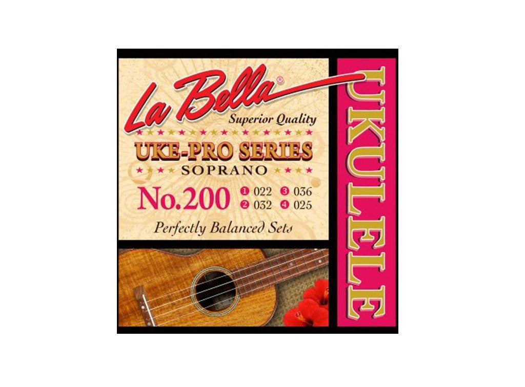 La Bella No.200 Soprano Ukulele Nylon Strings