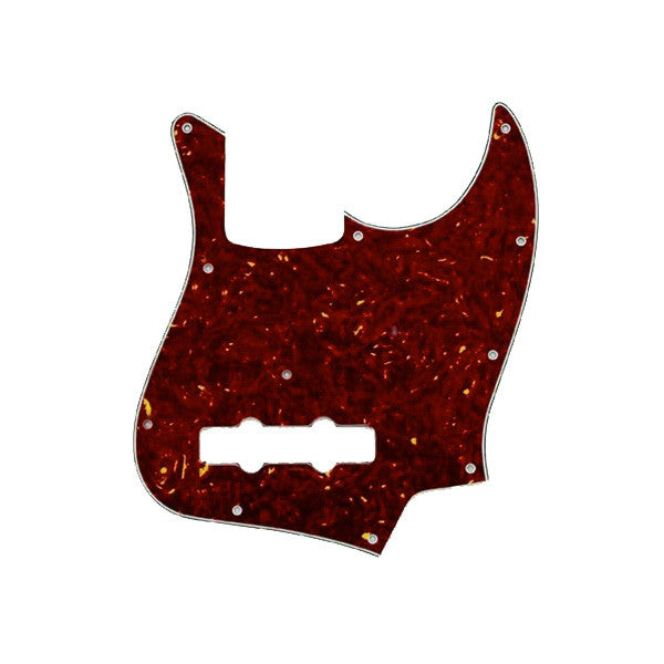 Allparts Pick Guard For J Bass (3-ply Tortoise/ White/ Black)