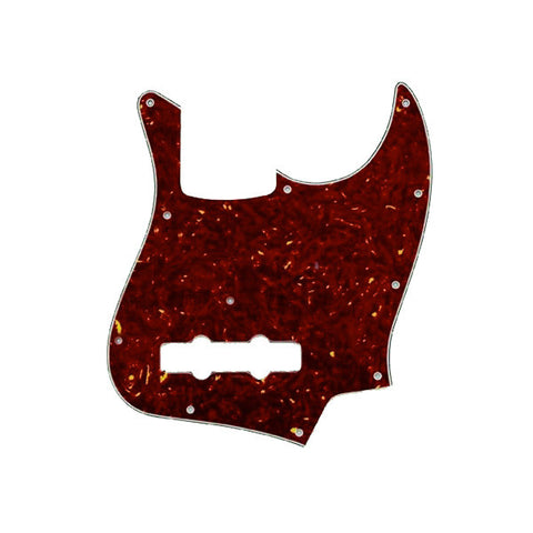 Allparts Pick Guard For J Bass (3-ply Tortoise/ White/ Black)