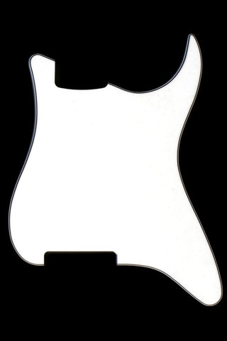 Allparts Stratocaster Pickguard Outline - White/Black/White