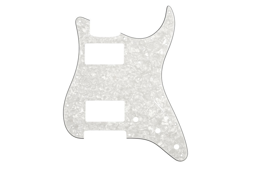 Allparts Two Humbucker White Pearloid Pickguard for Stratocaster®