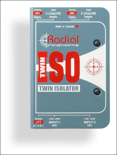 Radial Twin-Iso Two Channel Line Level Isolator