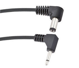 Voodoo Lab 3.5mm Standard Polarity Right Angle Mini Plug and 2.1mm Right Angle Barrel DC Cable
