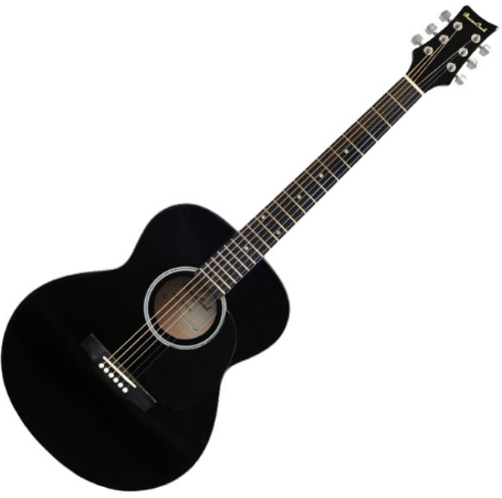 BEAVERCREEK BCTF101BK FOLK ACOUSTIC GUITAR - BLACK
