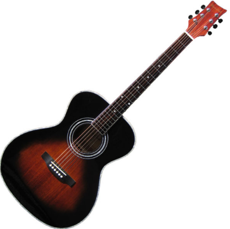 BEAVERCREEK BCTF101VSB FOLK ACOUSTIC GUITAR - VINTAGE SUNBURST