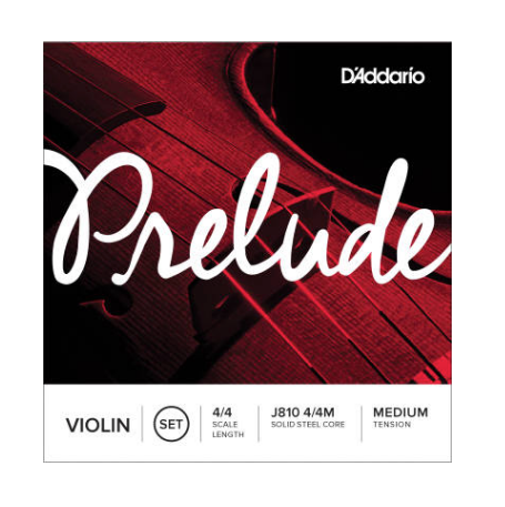 D'ADDARIO J810 4/4M PRELUDE VIOLIN SET 4/4 MEDIUM