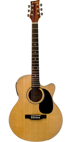 BEAVERCREEK BCTF101CE ACOUSTIC/ELECTRIC GUITAR - NATURAL