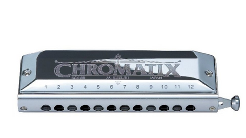 SUZUKI SU-SCX48C CHROMATIX 12-HOLE/48 REED CHROMATIC HARMONICA - C