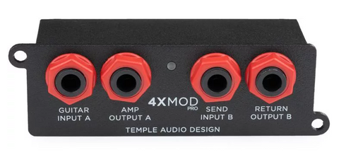 TEMPLE AUDIO 4X MOD PRO 4-WAY JACK PATCH BUFFERRED MODULE ($149 USD)