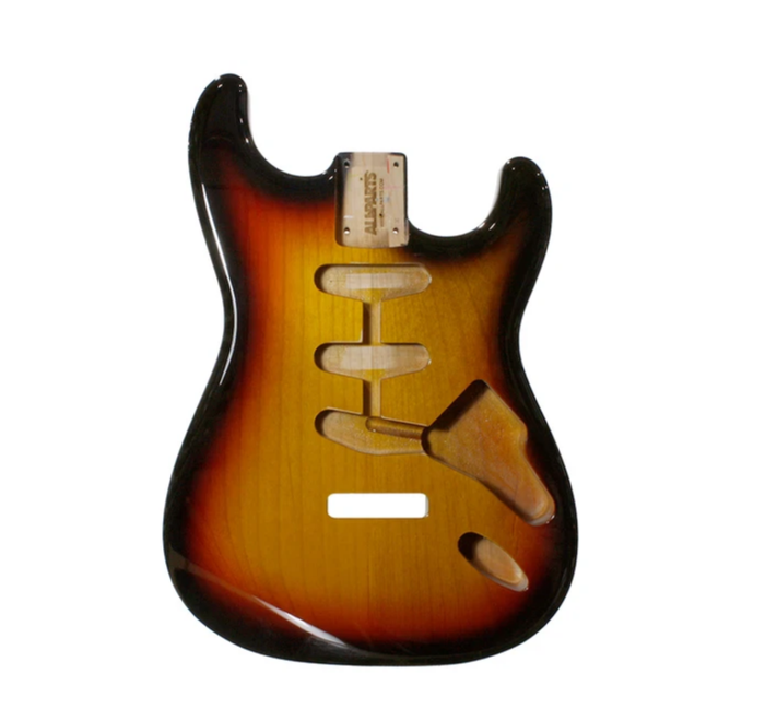 ALLPARTS SBF-3SB SUNBURST FINISHED REPLACEMENT BODY FOR STRATOCASTER® ($400 USD)