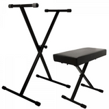ON-STAGE KPK6500 KEYBOARD X-STAND/BENCH SET