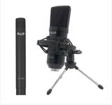 CAD GXL1800SP STUDIO PACK - SIDE ADDRESS STUDIO CONDENSER MIC & SMALL DIAPHRAGM CONDENSER MIC (INCL. SHOCK MOUNT/DESKTOP TRIPOD/2 - XLR CABLES/FOAM WINDSCREEN)