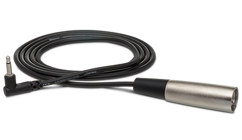 HOSA XVM-305M 5 FT. RIGHT ANGLE 3.5MM TS TO XLR3M MICROPHONE CABLE