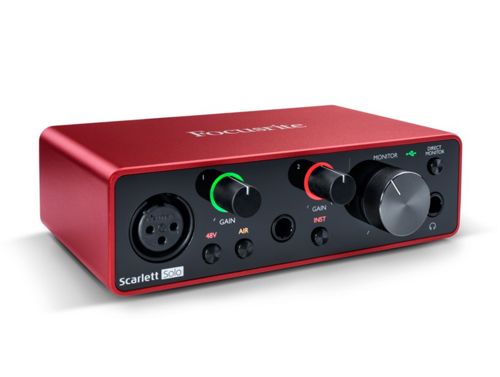 FOCUSRITE SCARLETT SOLO 3RD GEN. RECORDING INTERFACE