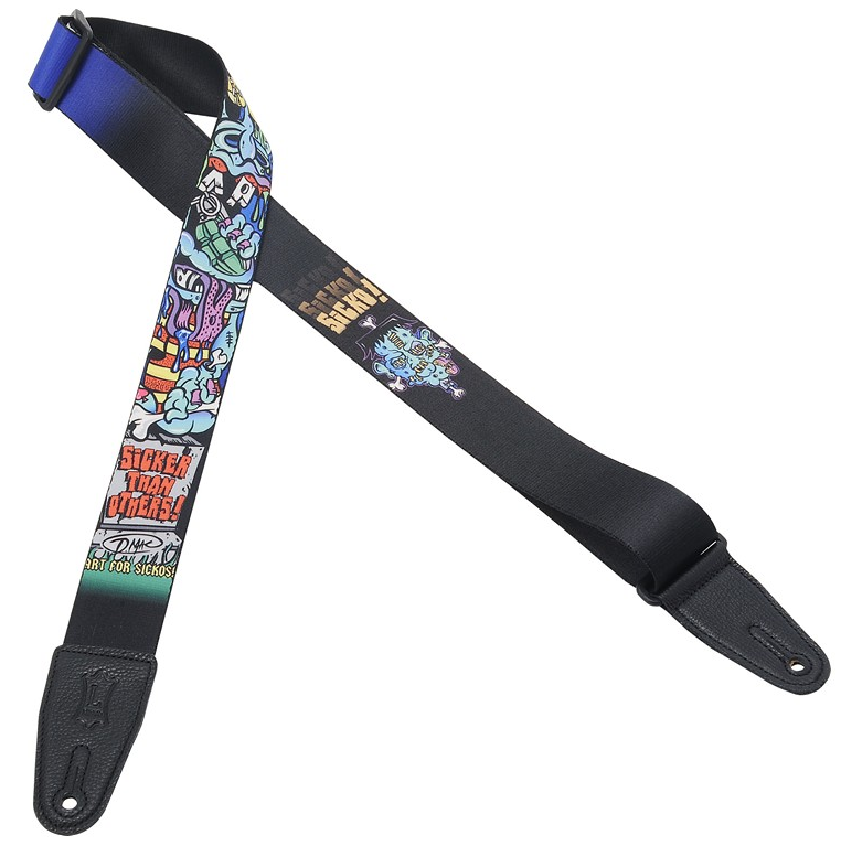 Levy's MDL8 2" Sublimation 'Sick' Polyester Guitar Strap