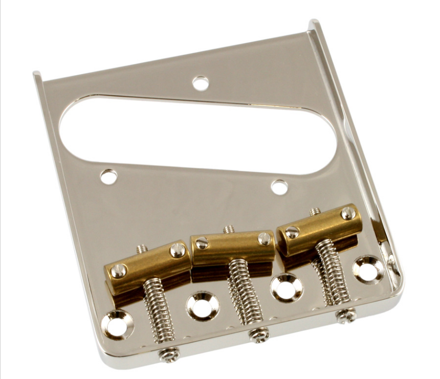 Allparts Nickel Vintage Compensated Saddle Bridge for Telecaster