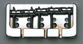 Allparts Hipshot 'B'Style/ 5 String Bridge (2-3/4 String Spacing)/ Top Or Through Body Load - Chrome