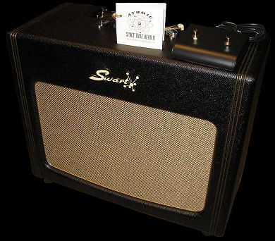 SWART AST MASTER 1X12 COMBO (18W/CLASS A/DUAL 6V6 (OPTIONAL 6L6 OR EL34)/CATHODE BIASED/TUBE RECTIFIED/12DW7 SPRING VERB/TREMOLO/BV25/DARK TWEED/LARGER CABINET/SELECTABLE OUTPUTS/MASTER W/BYPASS) ($2350 USD)