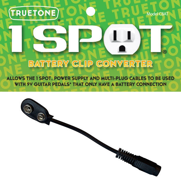 Truetone 1 Spot Battery Clip Converter