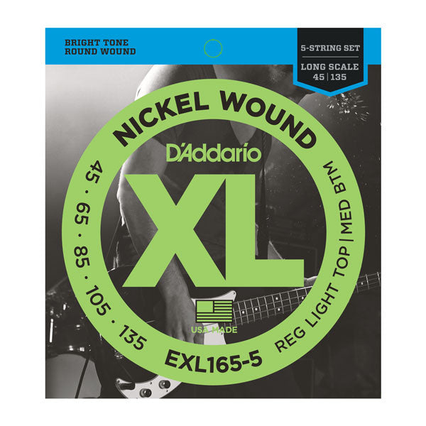 D'Addario EXL165-5 5 String Set