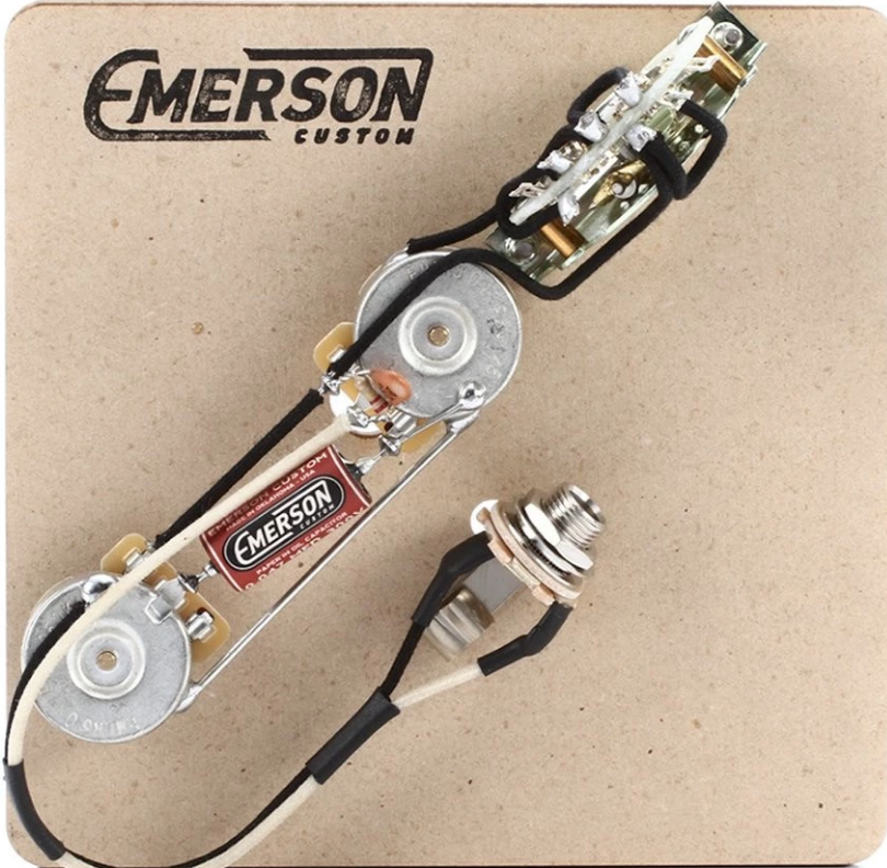 EMERSON CUSTOM TELE 3-WAY 250K PRE-WIRED ASSEMBLY ($99 USD)