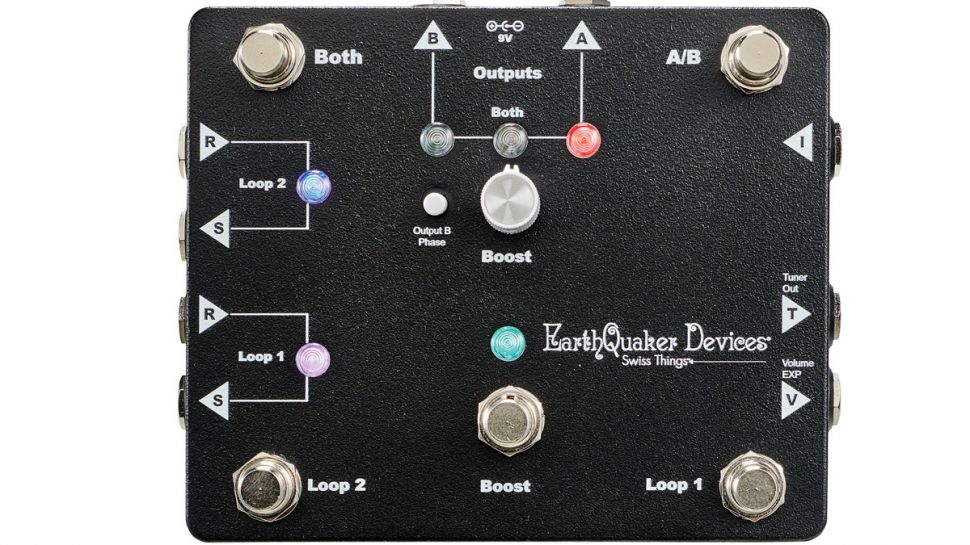 EARTHQUAKER DEVICES SWISS THINGS PEDALBOARD RECONCILER PEDAL ($249 USD)