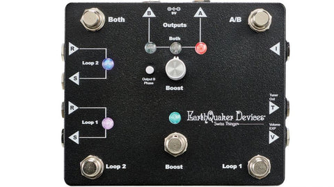 EARTHQUAKER DEVICES SWISS THINGS PEDALBOARD RECONCILER PEDAL ($249 USD)